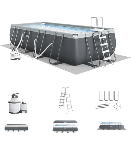 Amazon.com: INTEX 26363EH Ultra XTR 24ft x 12ft x 52in Above