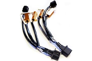 O-NEX H13 9008 LED Load Resistor Kit 50W 8ohm Headlight Bulb Relay Harness Adapter Anti Flicker Error Decoder Warning Canceller