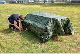 SolaDirect 4 x 5 m Camo Tarpaulin Waterproof Heavy Duty Tarp Sheet view 4