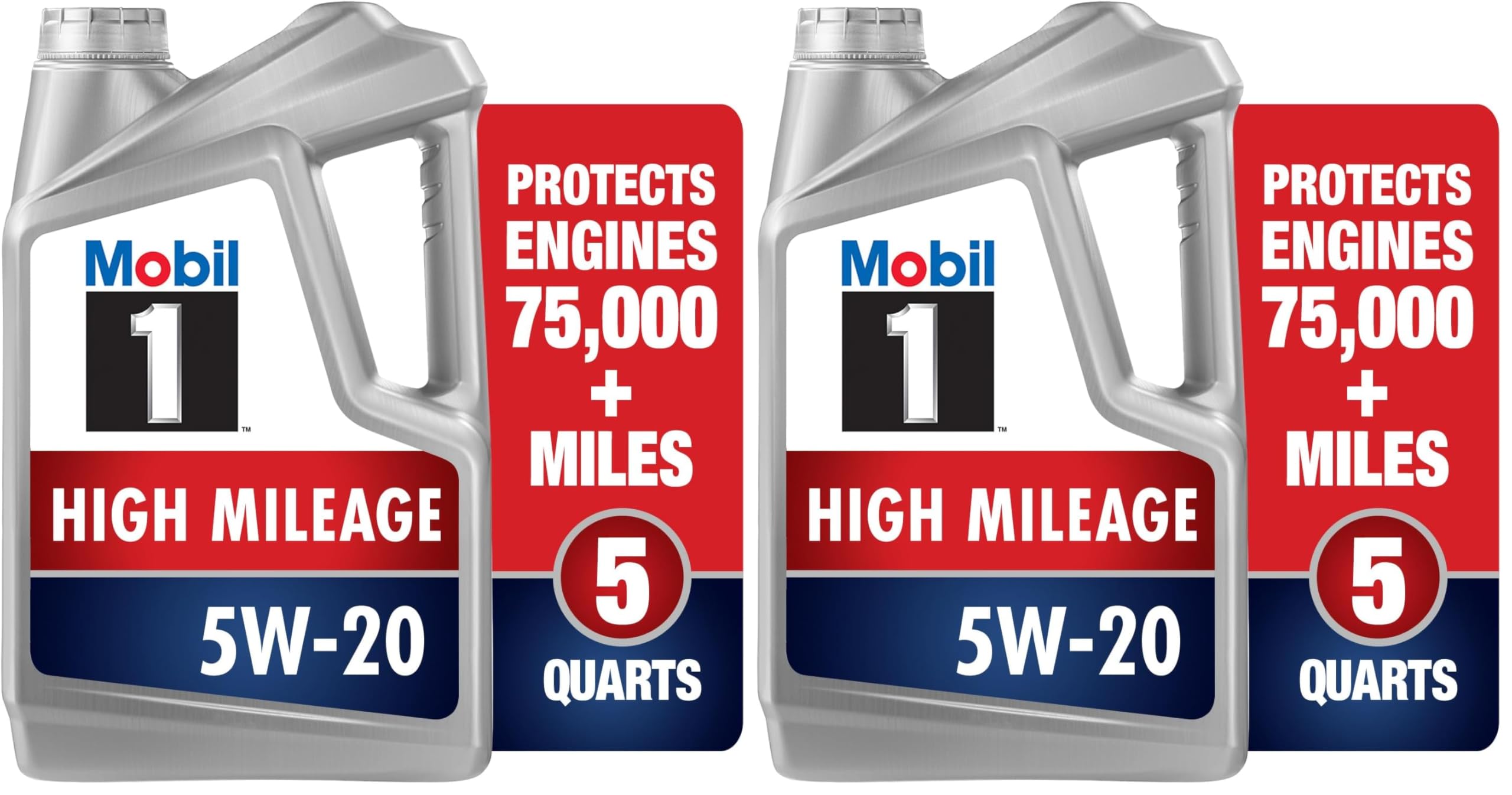 Mobil 1 High Mileage Full Synthetic Motor Oil