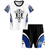 Hjshfue Kids Soccer Jersey Boys Girls Football Practice Outfits Youth Sport Training Uniforms Athletic Jersey