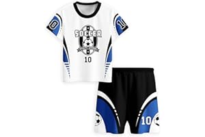 Hjshfue Kids Soccer Jersey Boys Girls Football Practice Outfits Youth Sport Training Uniforms Athletic Jersey