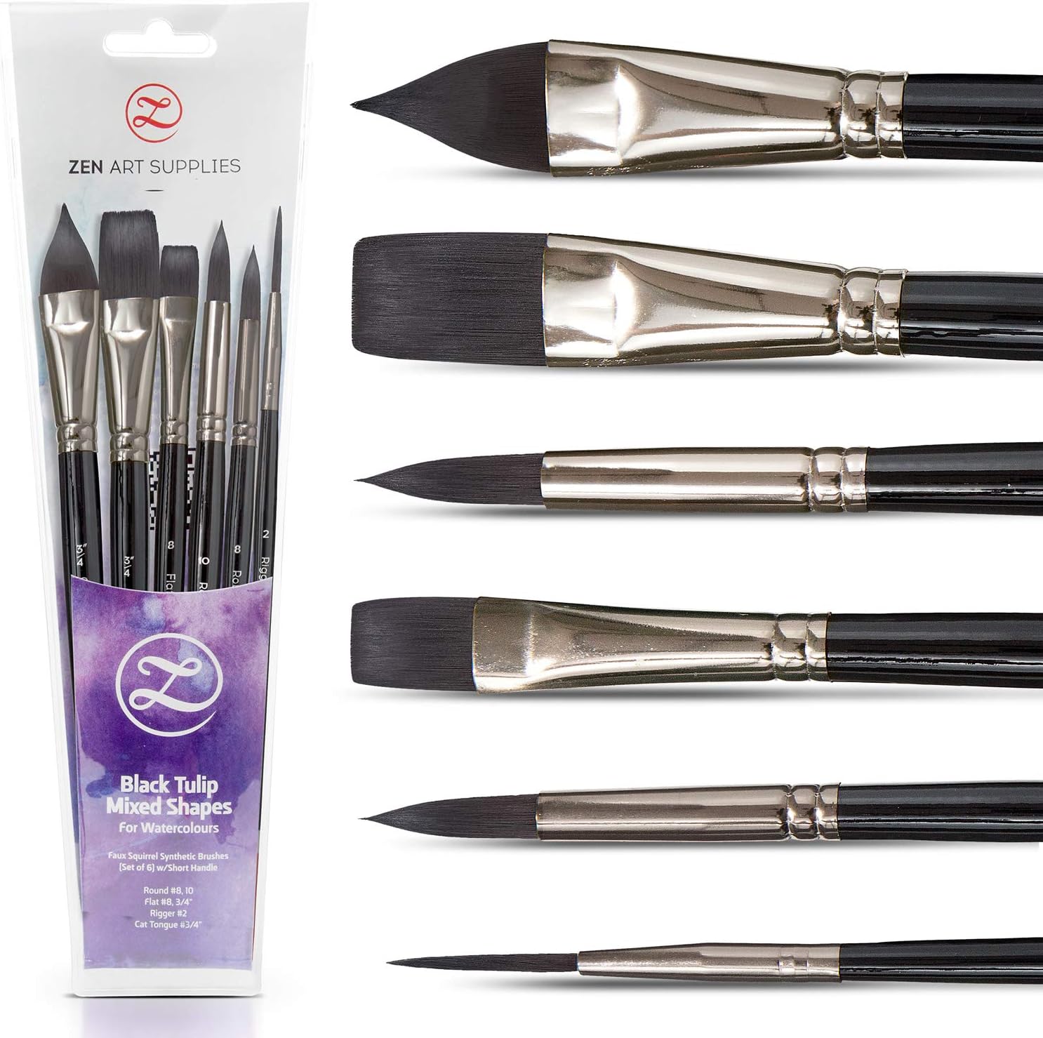 Artists Brushes Crafts US Art Supply 15 Piece MultiPurpose Artist Brush Set 11 Long & 4 Short