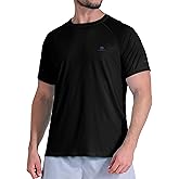 DFSOFT Men's Short Sleeve Workout Shirts Quick Dry Lightweight T-Shirts Gym Running Athletic Tshirt for Summer