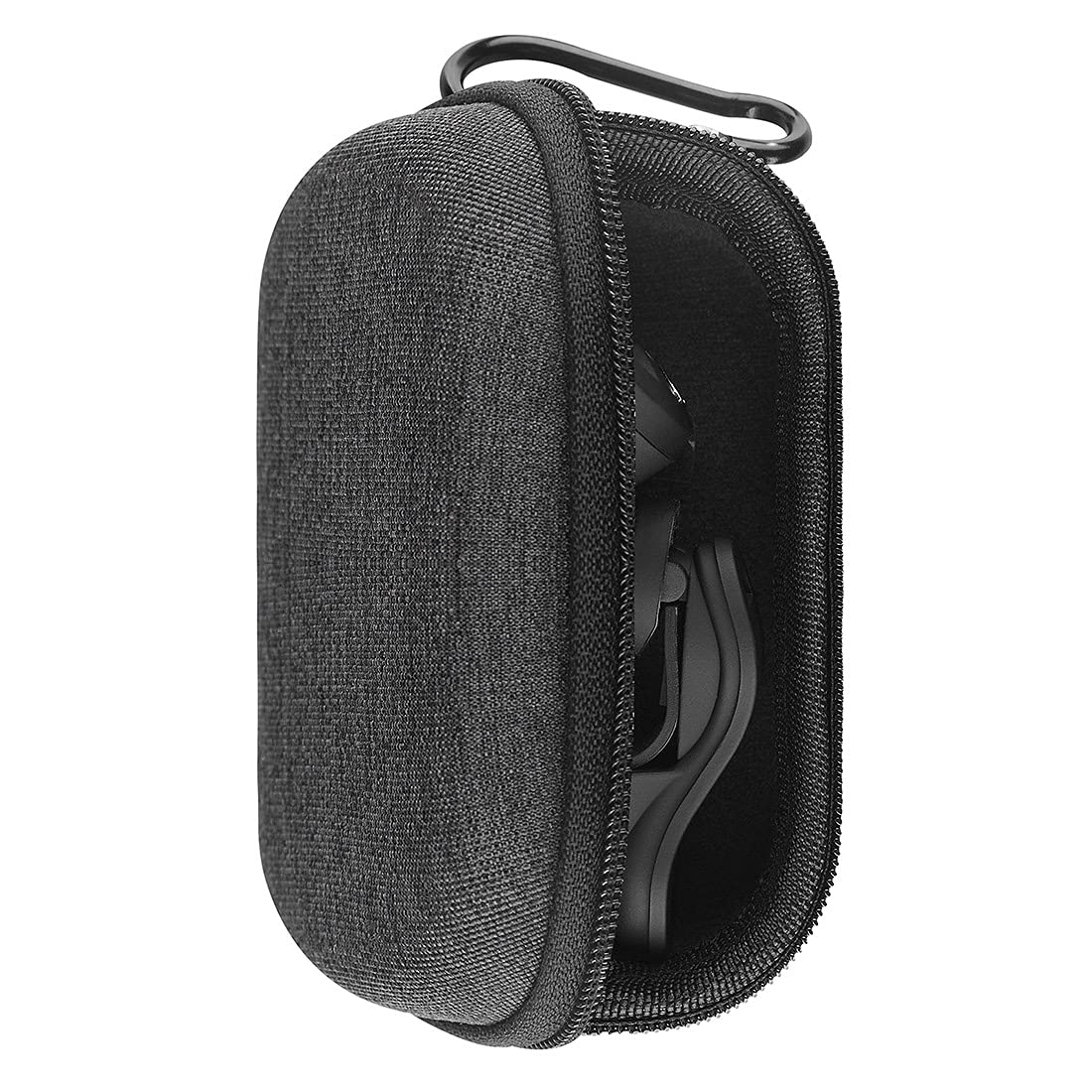 GEEKRIA Shield Case for Guitar Tuner, Portable Cover, Tuner Storage Case, Compatible with Snark SN1X, SN5X, St-8 Tuner with Space for Pick Holder (Black)