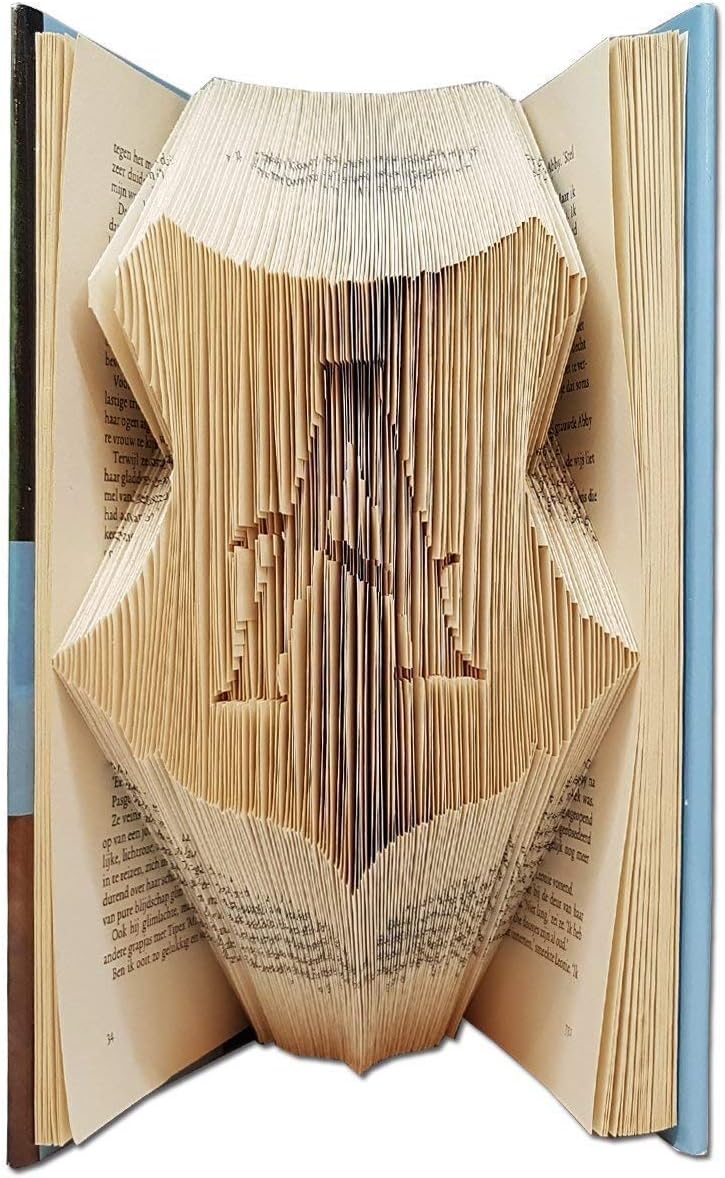 Personalized Hogwarts Crest Logo with your own initial by Folded Book Art