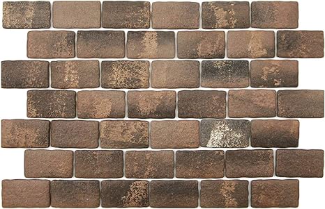 Amazon 軽量レンガかるかるブリック Lサイズ 230枚入 エコ梱包 軽量レンガのため施工が簡単です Bh 7チャコールブラウン レンガ ブロック