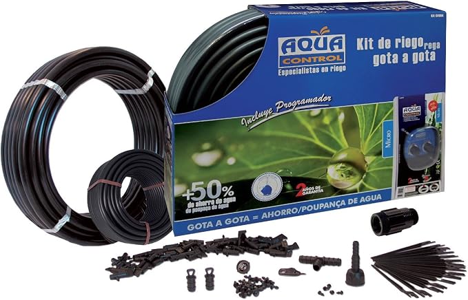 Aqua Control Programador C4099O + Kit Micro-riego para 12 Plantas ...