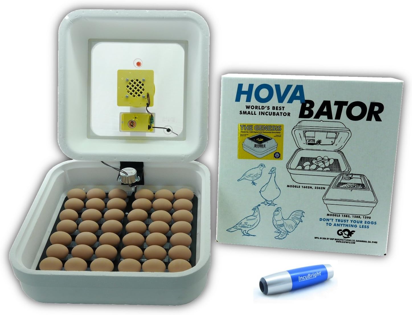 HovaBator Genesis 1588 Deluxe Egg Incubator Combo Kit