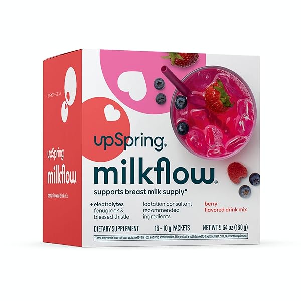 UPSPRING MILKFLOW ELECTROLYTE BREASTFEEDING SUPPLEMENT DRINK MIX WITH...