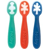 Nuby Baby's First Spoons - 3 Pack | Multicolor