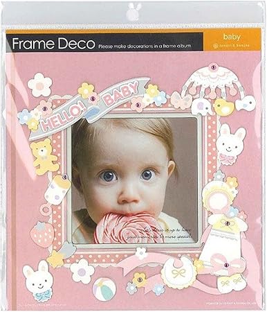 Amazon ゼットアンドケイ アルバム フレームデコ ベビーガール 60 803 文房具 オフィス用品 文房具 オフィス用品