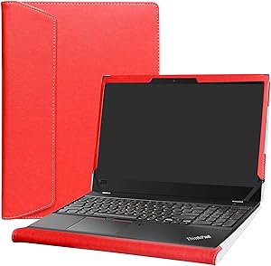 Alapmk Protective Case Cover For 15.6" Lenovo ThinkPad T580 T570 & ThinkPad P52s P51s Series Laptop(Warning:Not fit ThinkPad P53s P51 P50s P50),Red