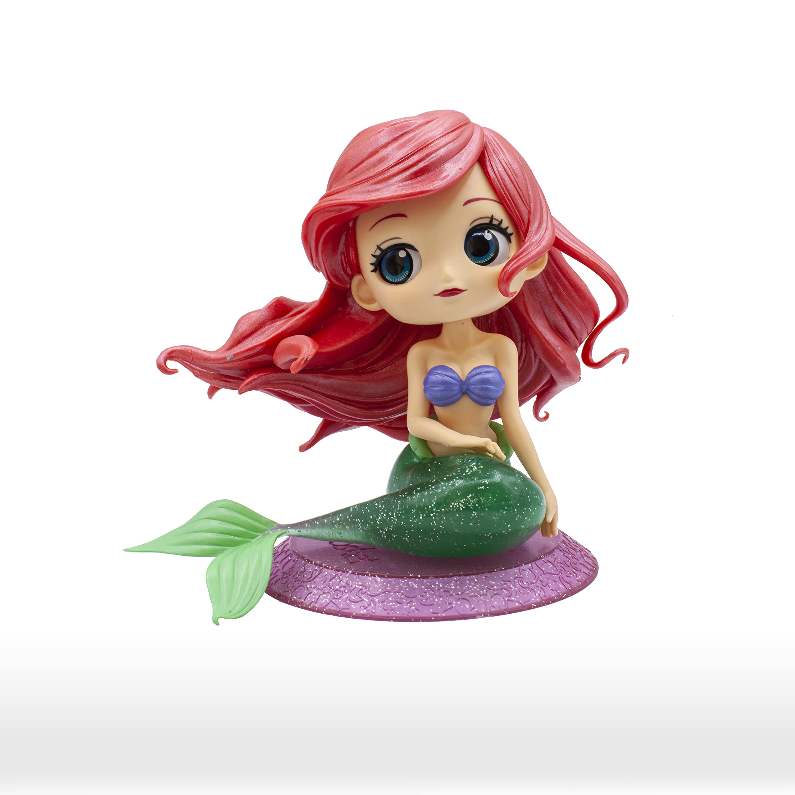 Banpresto - Qposket - Disney Princesses - The Little Mermaid - Ariel Glitter Line Collection Figure (Glitter) 10 cm - BP17861P