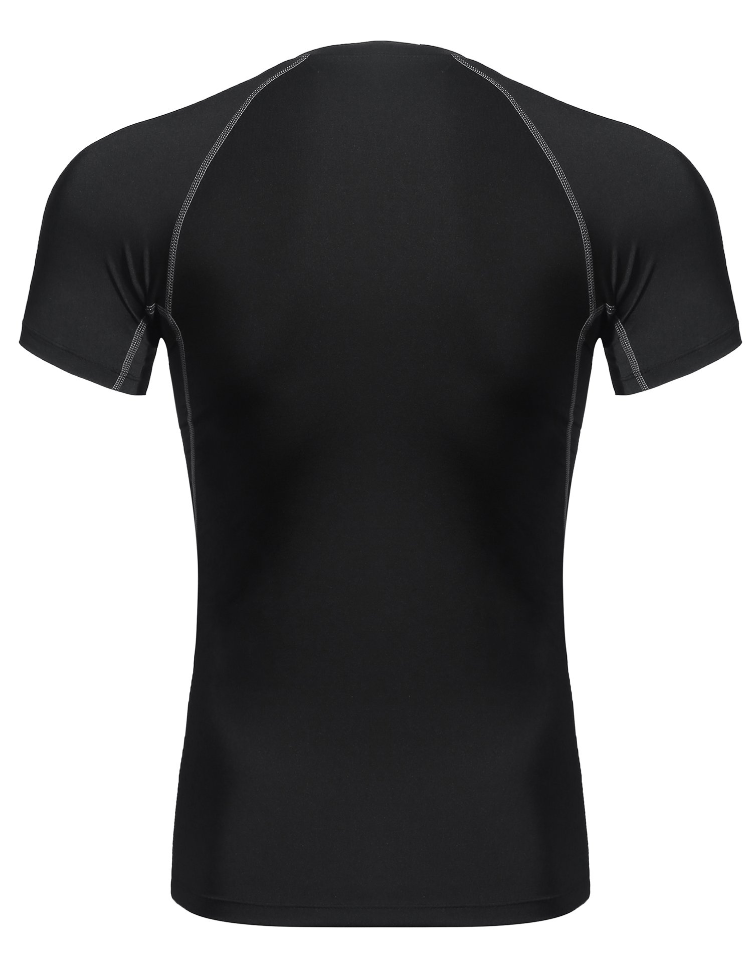 GXKPX Men\'s Quick Dry Sport Running Fitness Compression Base Layer Tshirts (BG, XXL)