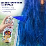 Zopper Hair Spray Multi Colour 6 x 200ml Temporary Washable Fancy Dress view 6