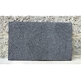 Volcanic stone cooking tiles, flat surface without grooves, 8" x 12", lava cooking stone pizza, meat, seafood and vegetables.Outdoor steak barbecue.Camping barbecue net, baking pan, grill