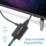 uhddadi Scart to HDMI Converter with HDMI Cable Full HD 720P/1080P view 3
