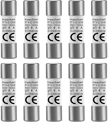 Baomain RT18-63 Ceramic Fuse Links 32A 500V - Pack Of 10 Cylindrical Fuses 4 thumbnail image