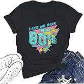 90s Outfit for Women Take Me Back to The 90's Shirt Vintage Neon Crew Neck Tops Tee for Birthday Party Gift