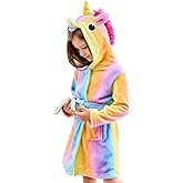 Doctor Unicorn Soft Unicorn Hooded Bathrobe Sleepwear - Unicorn Gifts for Girls