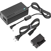 Kimaru LP-E8 Dummy Battery ACK-E8 AC Power Adapter DR-E8 DC Coupler Kit for Canon EOS Rebel T5i T4i T3i T2i 700D 650D 600D 550D Cameras