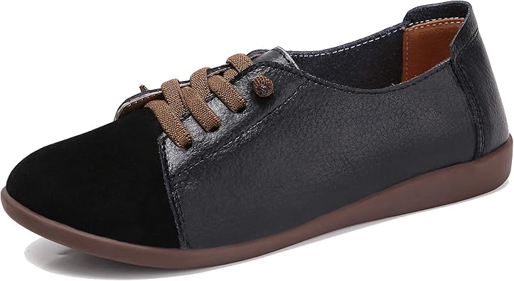 comfortable leather flats