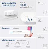 Tapo T300 Smart Water Leak Detector Sensor IP67 Waterproof 90dB Alarm Hub Req view 2