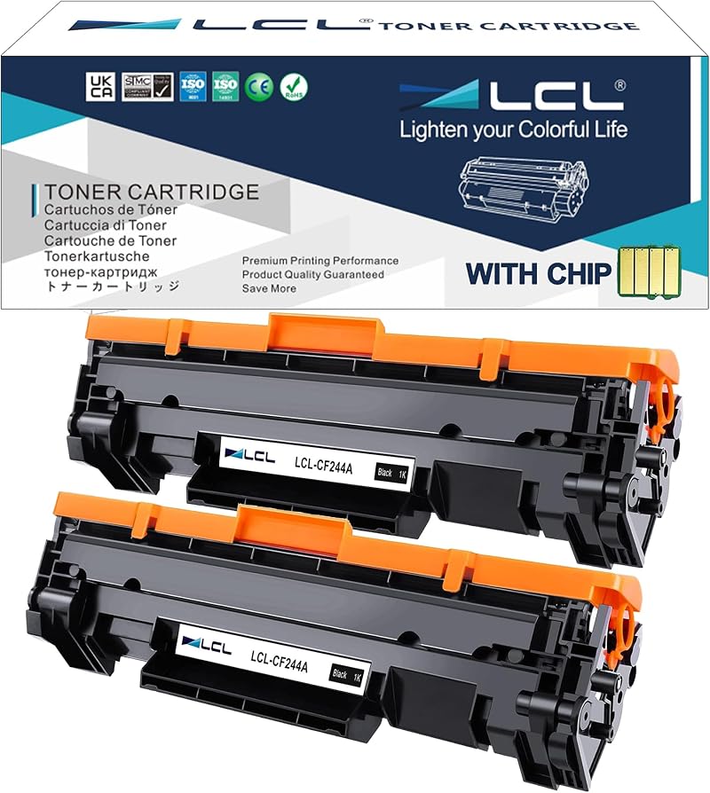 LCL 44A Toner Cartridge 2 Black for HP LaserJet Pro M15 M16 M17 M28 M29 M30