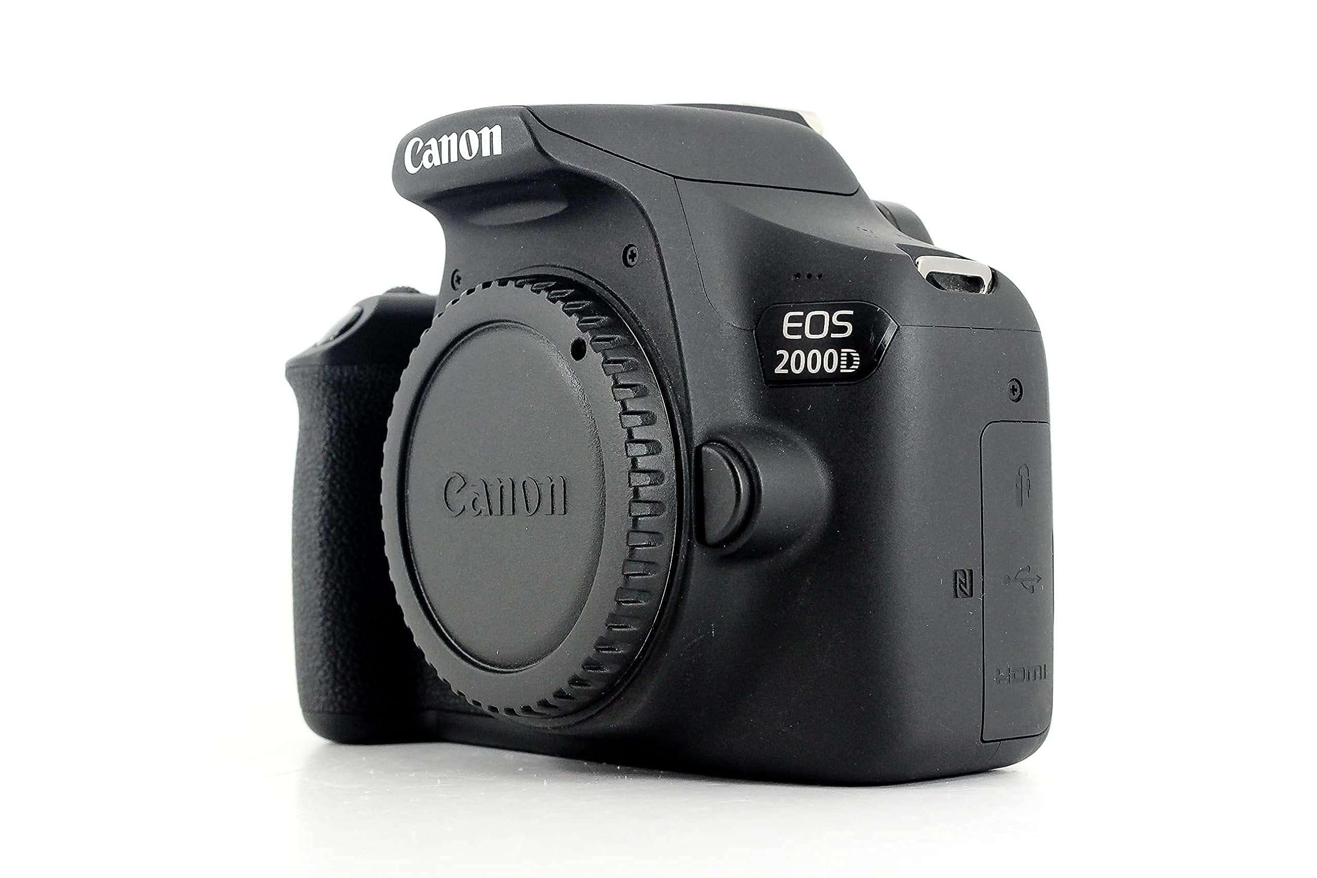 Canon EOS 2000D DSLR Camera and EF-S 18-55 mm f/3.5-5.6 IS II Lens - Black