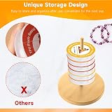 Alyvisun 6 Pcs Clear Elastic Bracelet String 0.5mm 0.8mm 1.0mm TPU view 3