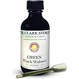 Dr Clark Green Black Walnut Hull Tincture - Dietary Supplement, Extra Strength Formula from All Natural Walnuts, Supports Hea