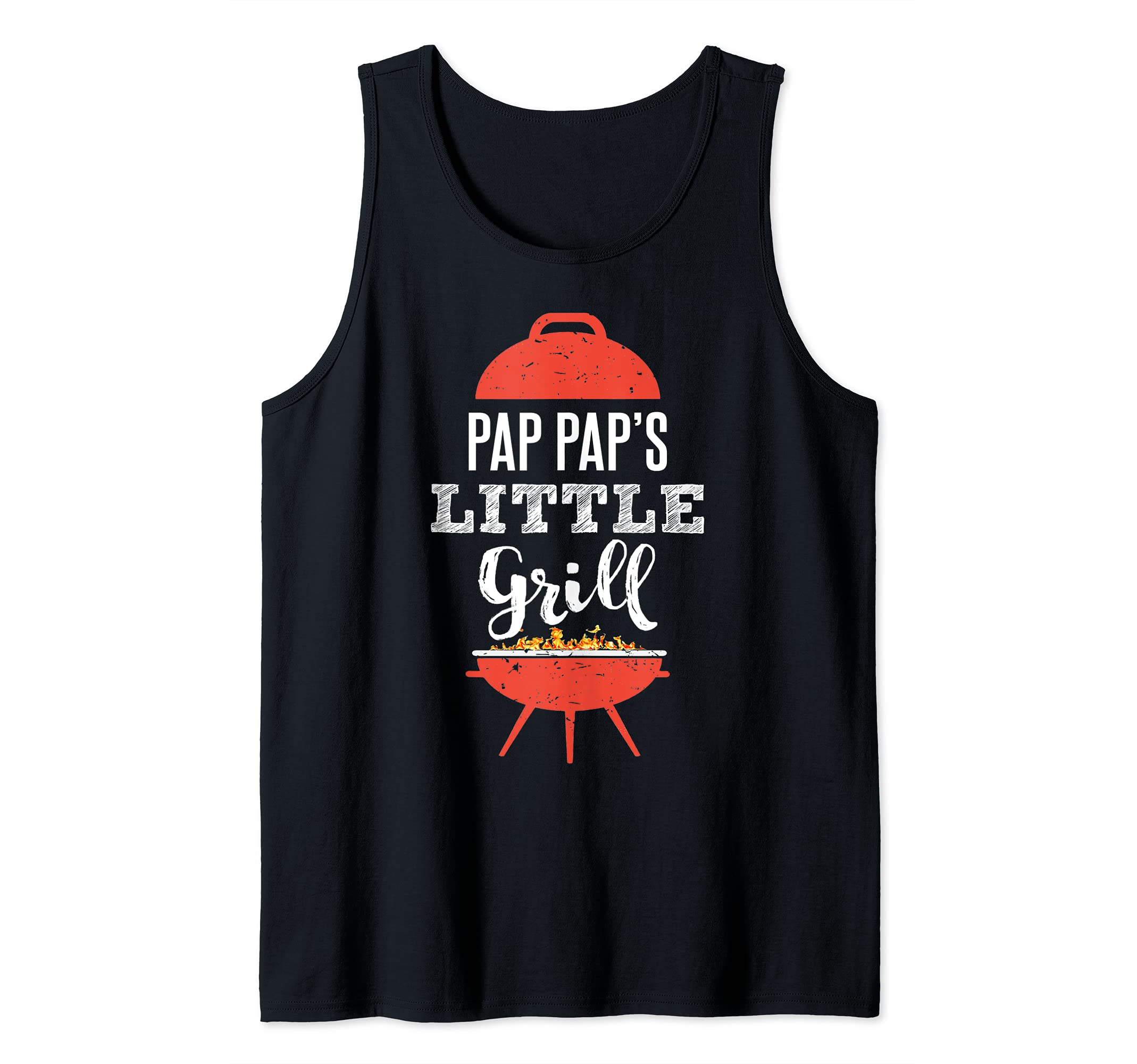 Funny BBQ Grilling Gift Design for Pap Pap's Little Grill Tank Top