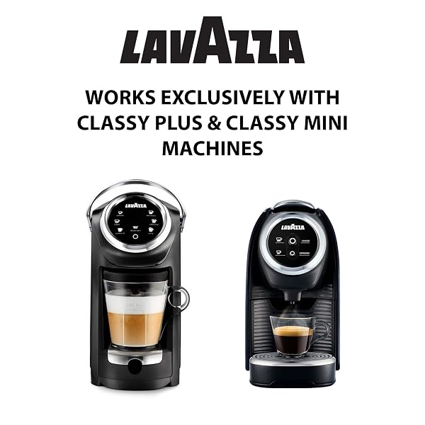 LAVAZZA BLUE TOP CLASS ESPRESSO CAPSULES, ARABICA AND ROBUSTA BLEND, COMPATIBLE WITH LAVAZZA CLASSY MACHINES (100 CAPSULES)