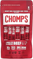 CHOMPS Smoky BBQ Beef Sticks 8ct, 1.15 OZ