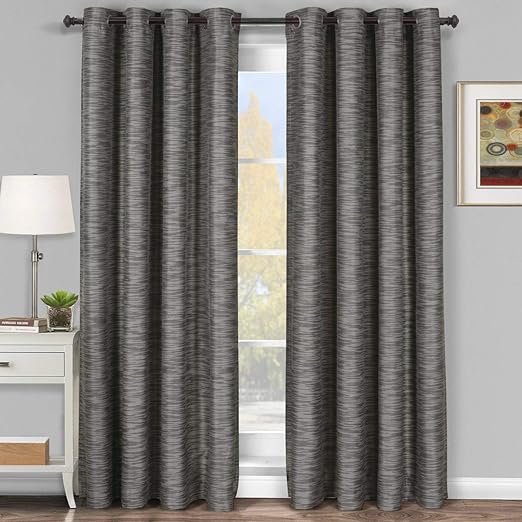 Amazon Com Royal Hotel Galleria Gray Silver Grommet Blackout