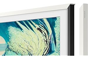 Samsung 50-inch The Frame Customizable Bezel, Modern White (VG-SCFA50WTBZA, 2021 Model)