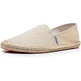 Mintzice Men's Solid Comfortable Slip on Canvas Espadrilles Flat