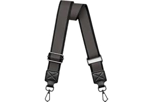 Muteffcase Purse Strap Wide Replacement Crossbody Bag Straps, 1.5" Canvas Handbag Shoulder Strap, Adjustable Tote Belt