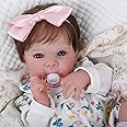 WOOROY Realistic Reborn Baby Dolls - 20 Inch Newborn Baby Girl Lifelike Handmade Real Life Soft Body with Gift for Kids Age 3+