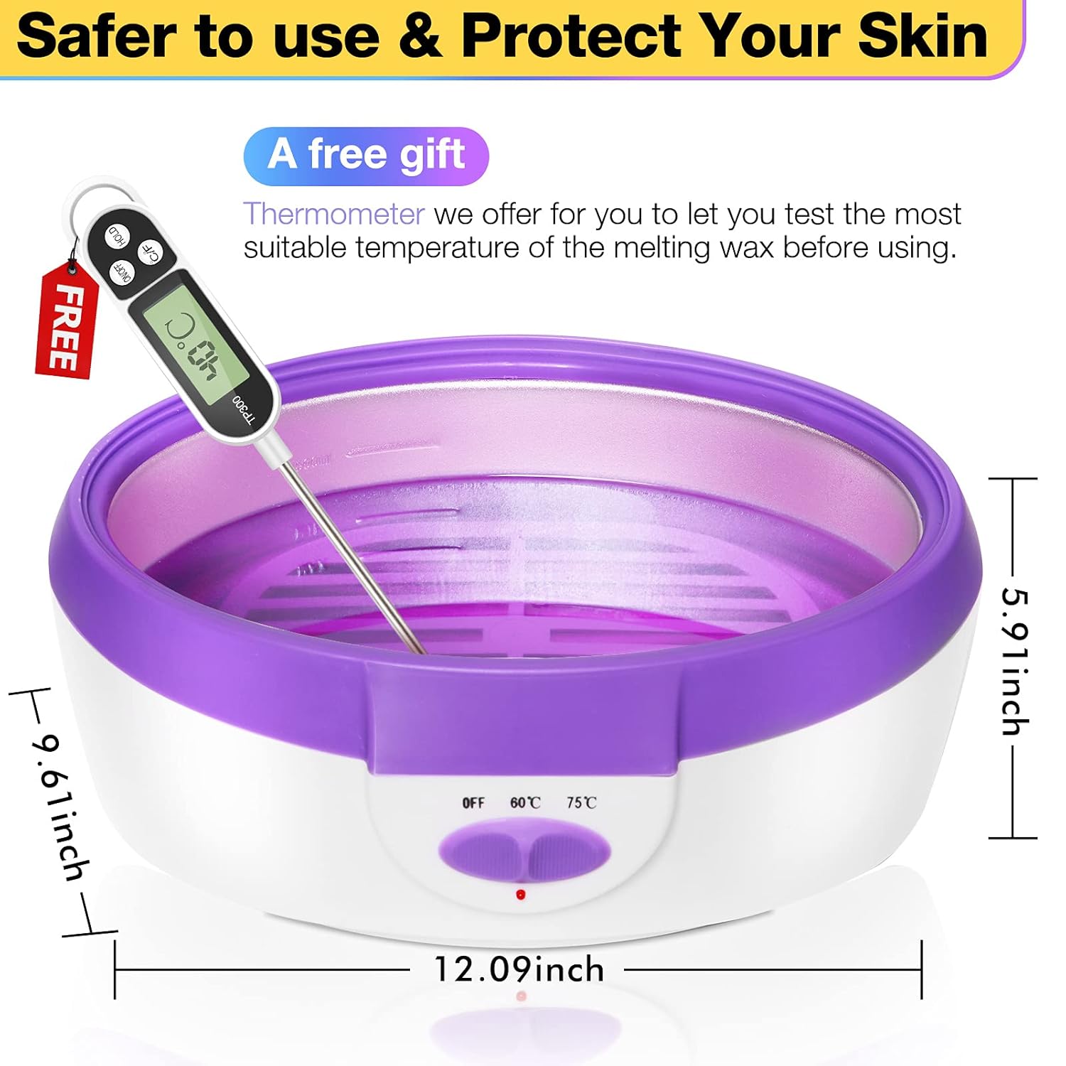 Paraffin Wax Machine for Hand and Feet - Ejiubas Paraffin Bath, Quick Heating, Large Capacity Paraffin Wax Warmer, Paraffin Wax Machine for Smooth and Soften Skin : Beauty
