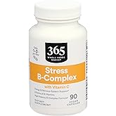 365 by Whole Foods Market, Vitamin B Stress Complex with Vitamin C, 90 Veg Capsules