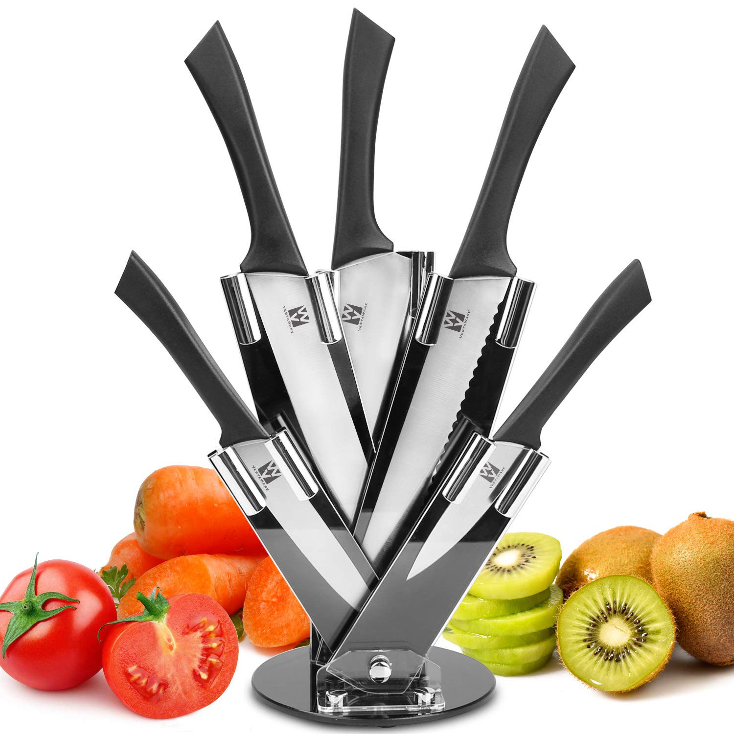 Best Santoku 6-Piece Kitchen Knife Set