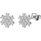 Yoursfs Purple Stud Earrings For Women Halo Gemstone Shiny Hypoallergenic Trendy Platinum Plated Zircon Gemstone Earring