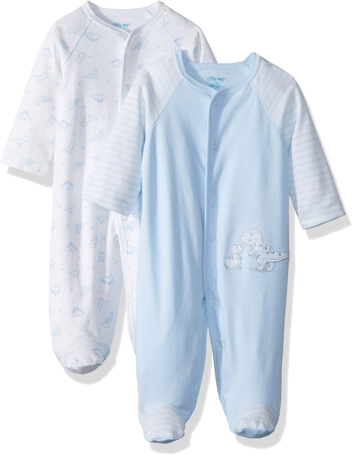 Little Me Baby Boy's 2 Pack Footie Pants Clothing