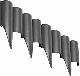 SolaDirect Grey Lawn Edging Palisade 2.5m Ground Stakes UV 80°C view 3