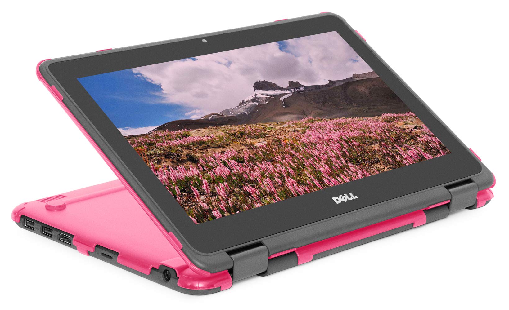mCover Case Compatible for Dell 11.6" Chromebook 3120/3100 / 3110 2-in-1 Education Series(with 360 ° Hinge) Laptop ONLY (NOT Fitting Any Other Dell Models) - Pink