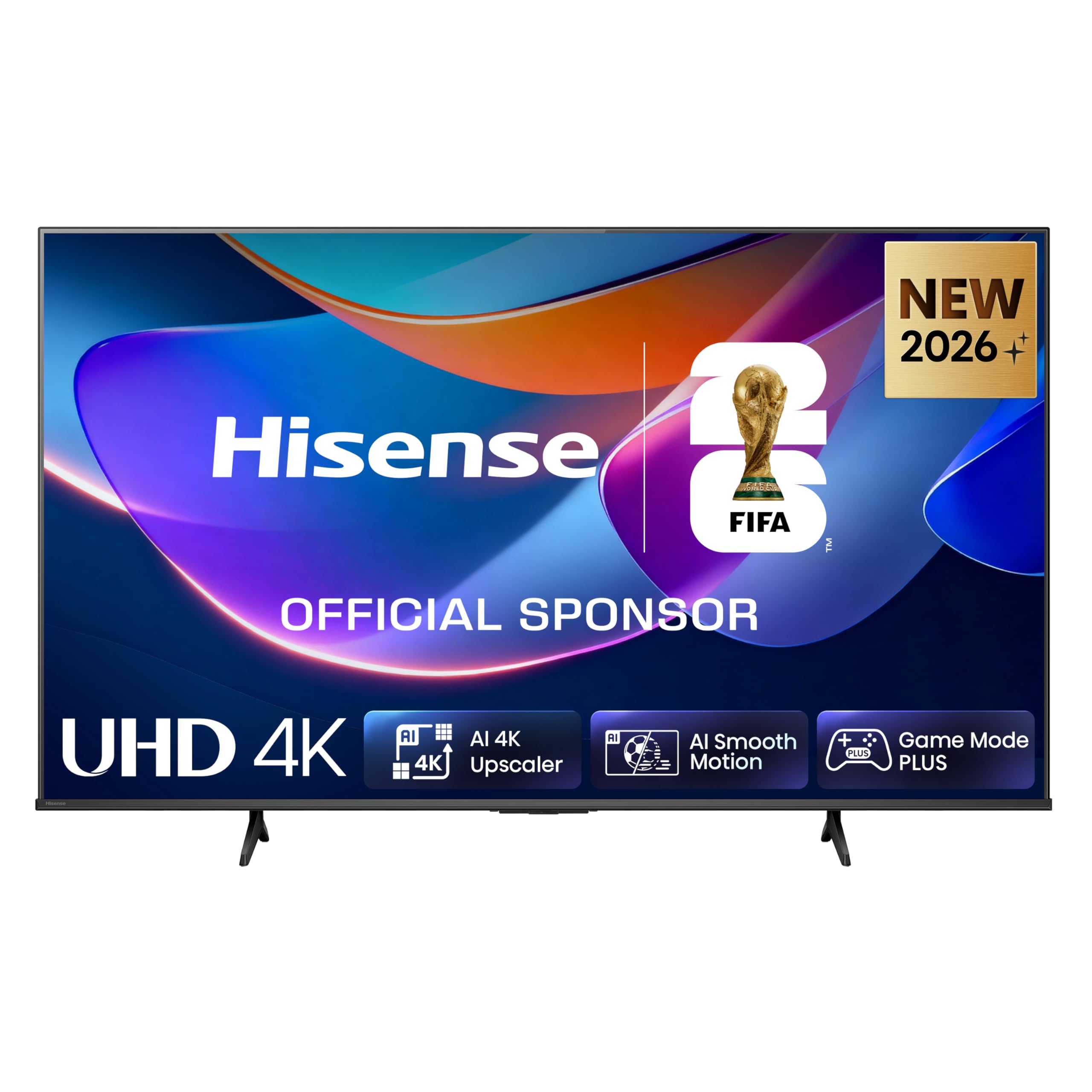 Hisense Smart TV 43" 4K 43E6ST, 60Hz, DTS Virtual X, VIDAA OS con 1000+ APP, HDR 10+, Game Mode Plus, Bluetooth, Wifi, Alexa Built-in, AirPlay2, lativù 4K