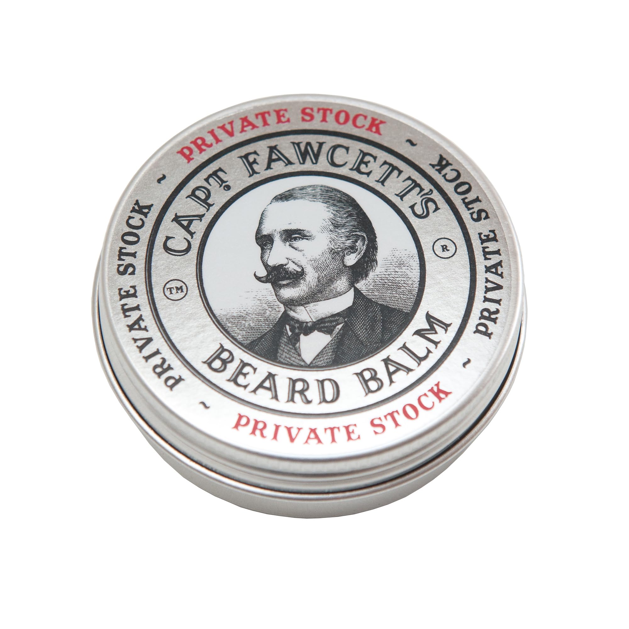 Captain Fawcett Private Stock Beard Balm 60ml – Premium Conditioning Beard Balm for Men – Softens, Nourishes & Adds a Subtle Woody, Spicy Fragrance for a Well-Groomed Finish