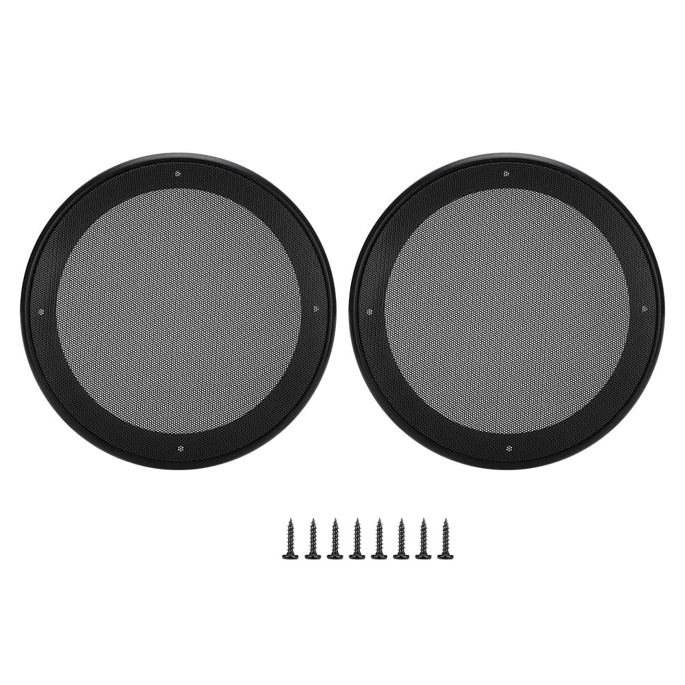 Qqmora 8 inch Protective Speaker Grill Decorative for Speaker(Black+black), Video and Peripherals,TV, video and home audio